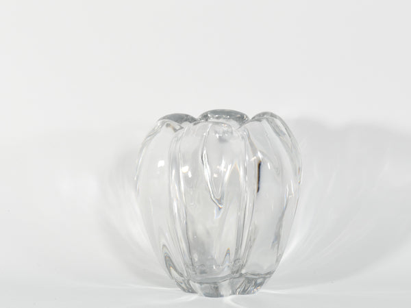 Crystal Glass Vase "Stella Polaris" by Vicke Lindstrand for Orrefors, 1936