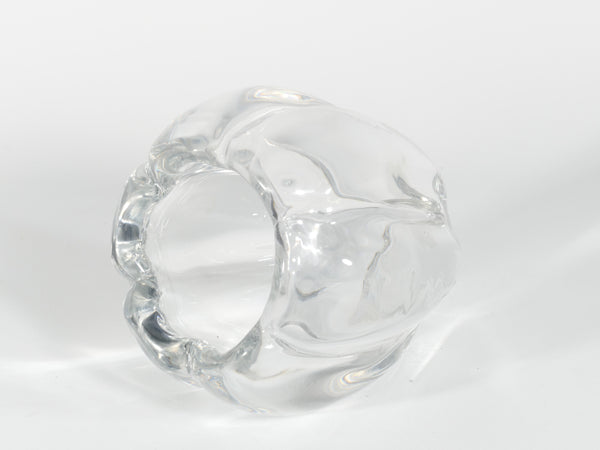 Crystal Glass Vase "Stella Polaris" by Vicke Lindstrand for Orrefors, 1936