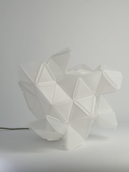 Labyrinth, Hazy, Artisan Table Lamp Light Sculpture