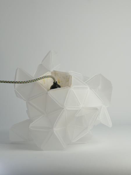 Labyrinth, Hazy, Artisan Table Lamp Light Sculpture