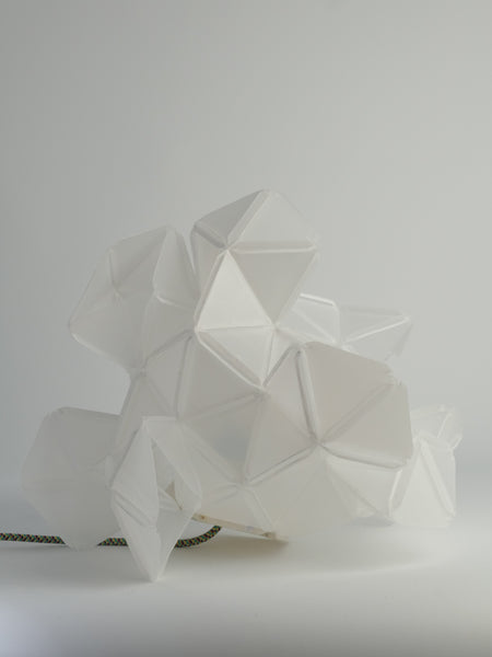 Labyrinth, Hazy, Artisan Table Lamp Light Sculpture