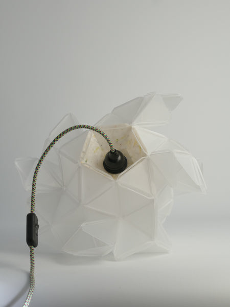 Labyrinth, Hazy, Artisan Table Lamp Light Sculpture