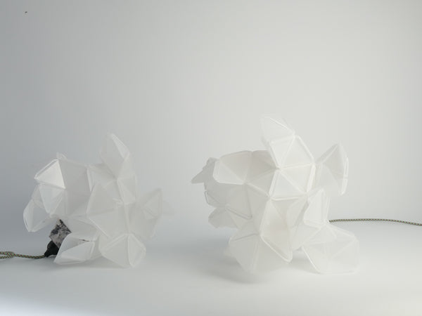 Labyrinth, Hazy, Artisan Table Lamp Light Sculpture