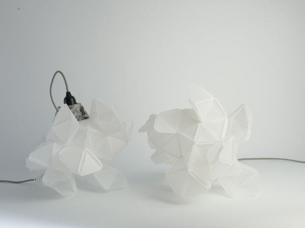Labyrinth, Hazy, Artisan Table Lamp Light Sculpture