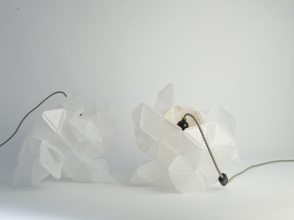 Labyrinth, Hazy, Artisan Table Lamp Light Sculpture