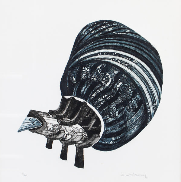 Projekt 666 Etching by Graphic Artist Bengt Böckman 1966