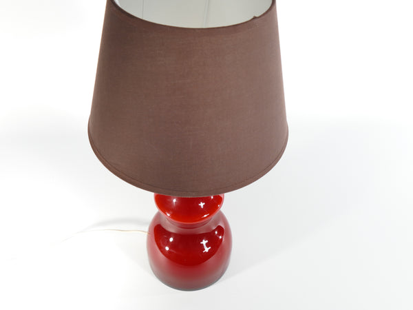 Glass Table Lamp by Gert Nyström for Hyllinge Glasbruk, 1960’s