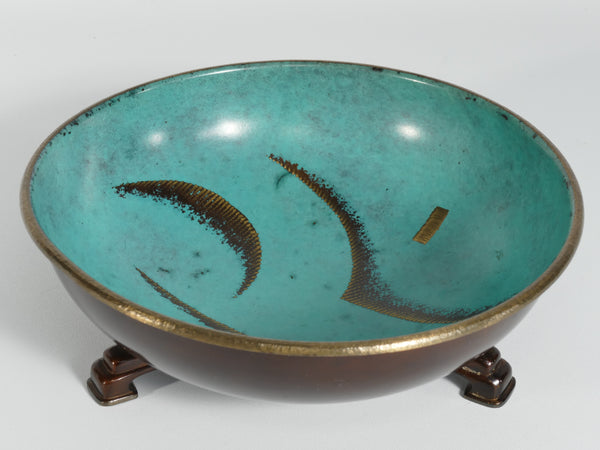 Art Deco Dinanderie  Ikora Bowl by WMF, Germany