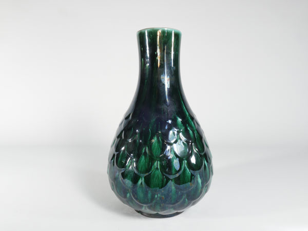 Green Vicke Lindstrand Ceramic Vase "638" Upsala Ekeby, 1950's