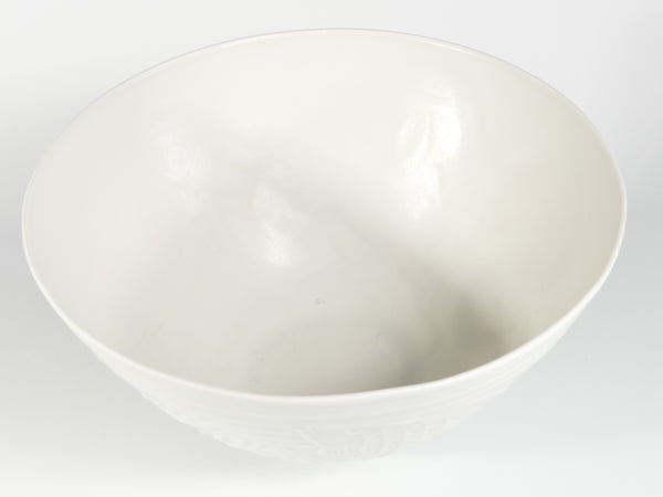 Swedish Grace White Porcelain Sea Themed  Bowl by Gunnar Nylund for ALP, 1940's