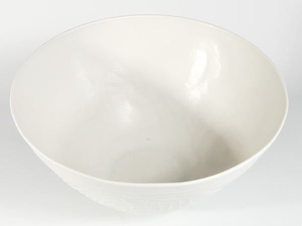 Swedish Grace White Porcelain Sea Themed  Bowl by Gunnar Nylund for ALP, 1940's