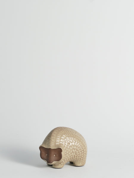 Zigzag Patterned Earthenware Hedgehog, 1960s