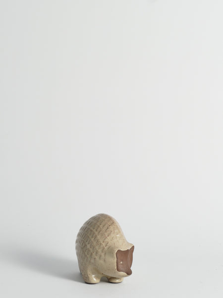 Scandinavian Modern zigzag patterned Earthenware Hedgehog, 1960s