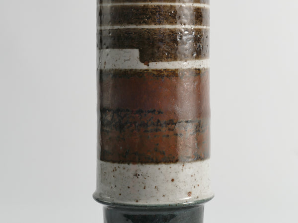 Scandinavian Modern Chamotte Stoneware Vase by Inger Persson for Rörstrand, 1960s