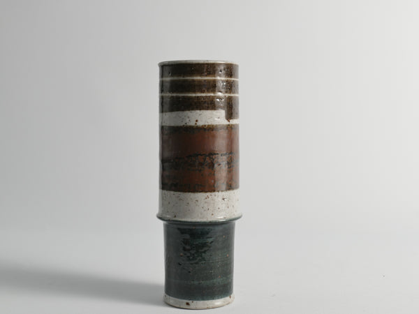 Scandinavian Modern Chamotte Stoneware Vase by Inger Persson for Rörstrand, 1960s