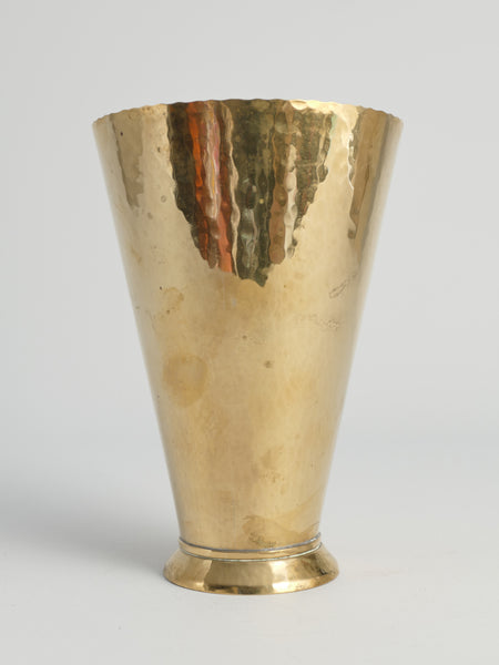 Conical Brass Vase, 1940s
