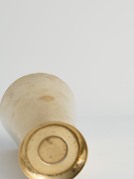 Conical Brass Vase, 1940s