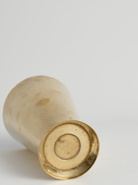 Conical Brass Vase, 1940s