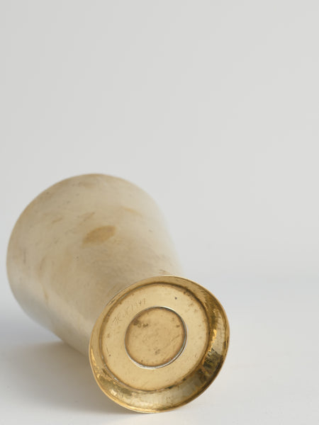 Conical Brass Vase, 1940s