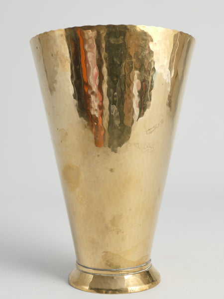 Conical Brass Vase, 1940s