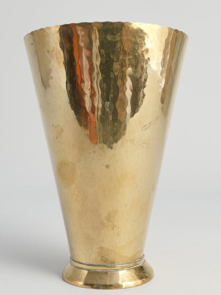 Conical Brass Vase, 1940s