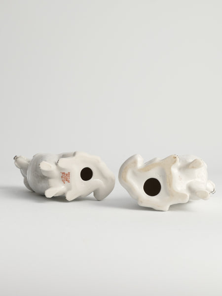 Poodle Dogs by Lomonosov, Soviet, Set of 2