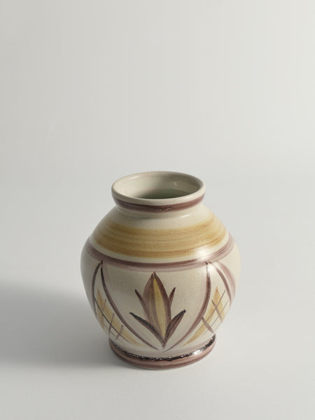Vase with Floral Motif by Maggie Wibom for Bo Fajans, 1930