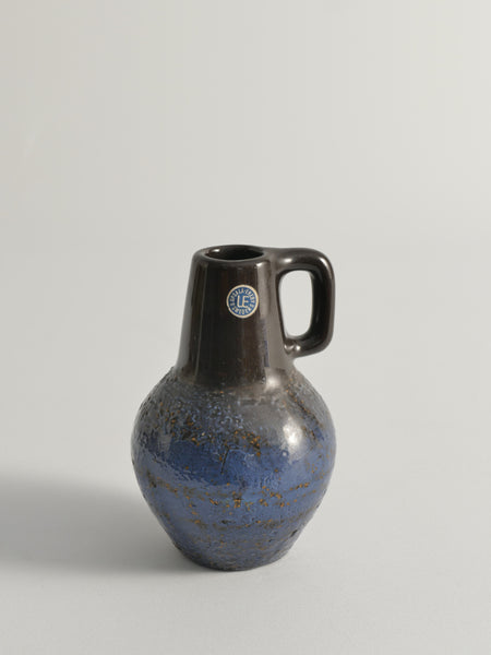 Blue Earthenware Vase, Ingrid Atterberg for Upsala Ekeby, 1960s