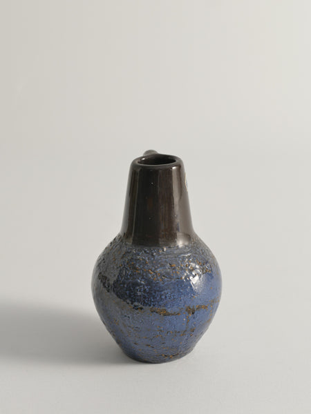 Blue Earthenware Vase, Ingrid Atterberg for Upsala Ekeby, 1960s