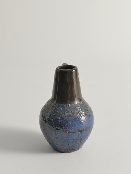 Blue Earthenware Vase, Ingrid Atterberg for Upsala Ekeby, 1960s