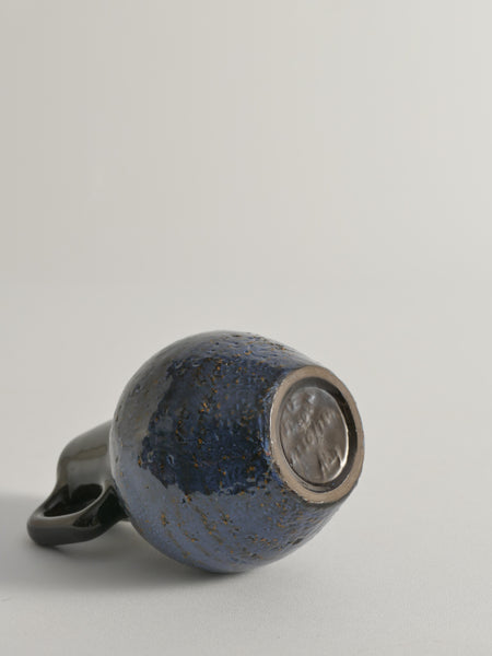 Blue Earthenware Vase, Ingrid Atterberg for Upsala Ekeby, 1960s