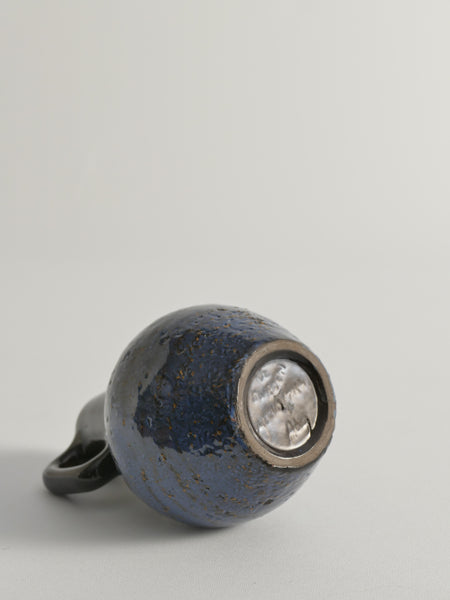Blue Earthenware Vase, Ingrid Atterberg for Upsala Ekeby, 1960s