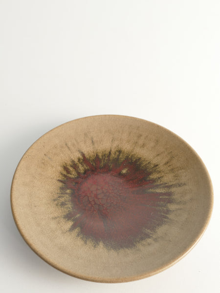 Unique Oxblood Glazed Stoneware Pieces, By Henning Nilsson, Set of 3