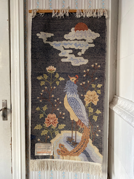 Mongolian Handmade Silk Bautou Tapestry