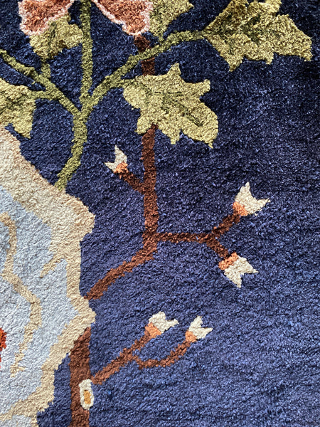 Mongolian Handmade Silk Bautou Tapestry