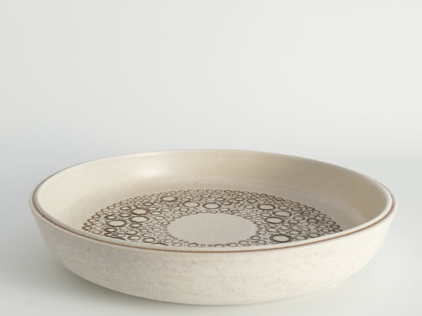 Scandinavian Modern Stoneware Plate "Mykene", Britt-Louise Sundell, Gustavsberg