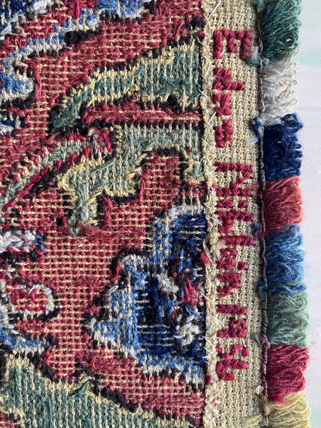 Swedish Folk Art Pomegranate Embroidery Tapestry