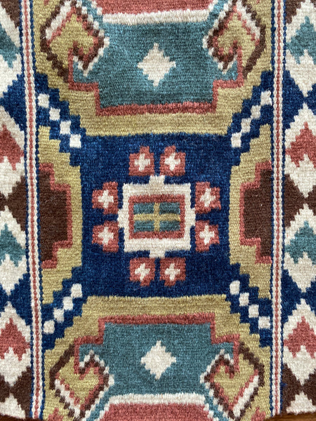 Hand-Crafted Röllakan Tapestry, Sweden 19th Century