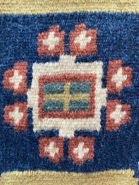 Hand-Crafted Röllakan Tapestry, Sweden 19th Century
