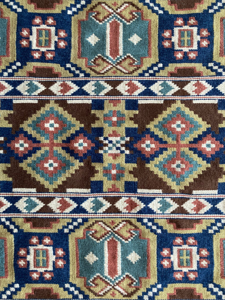 Hand-Crafted Röllakan Tapestry, Sweden 19th Century