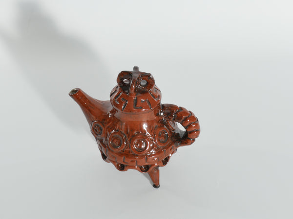 Vintage Playful Teapot with Crab-like Features by Allan Hellman Sweden 1982