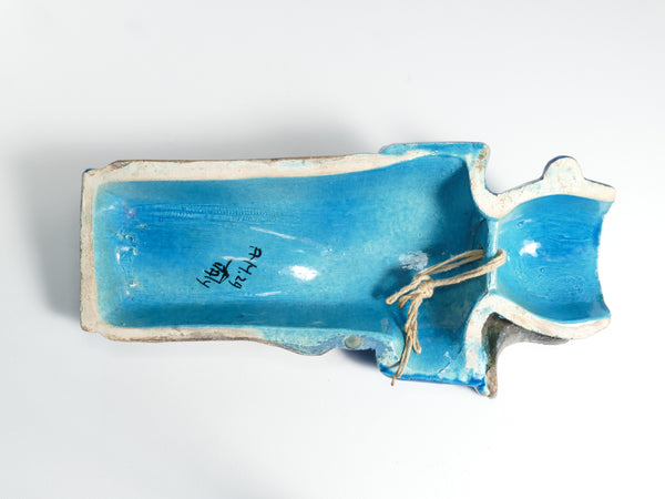 Rimini Blue Sailor Stoneware Sculpture by Aldo Londi for Bitossi, Italy 1960s