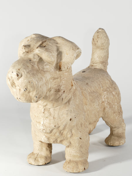 Cast Iron Sealyham Terrier Doorstop Sculpture, Hubley