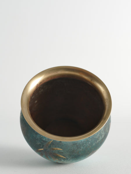 Unique Art Deco Ikora Bronze Vase by WMF, Germany. 1930s