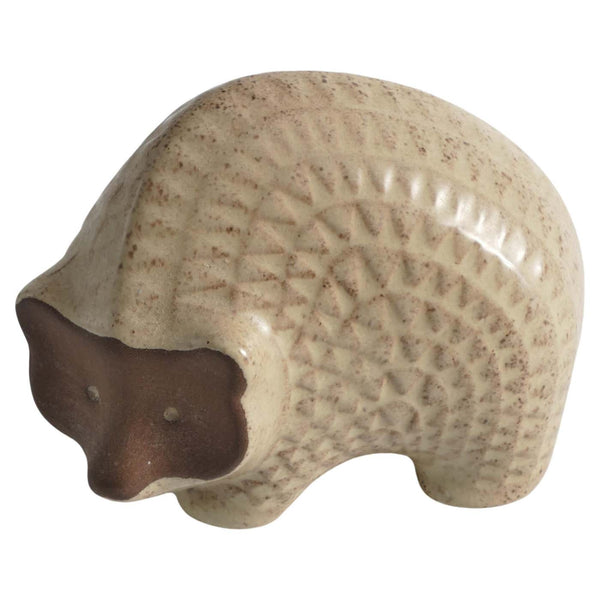 Zigzag Patterned Earthenware Hedgehog, 1960s