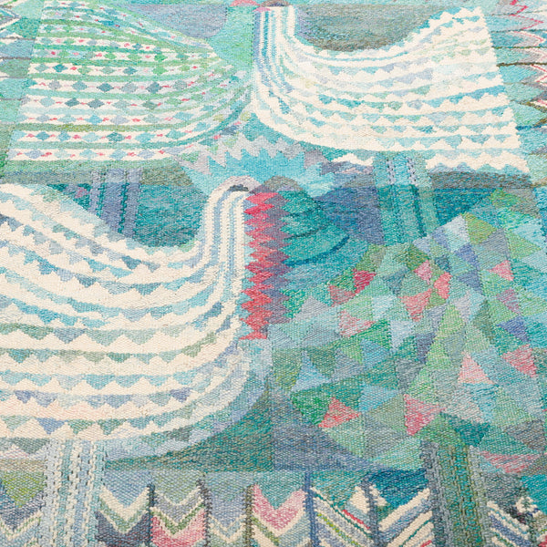 Rare Marianne Richter Tapestry “Tuppamattan" for Märta Måås-Fjetterström