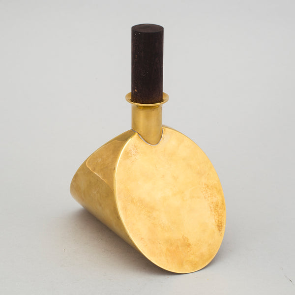 Decanter in Brass and wood by Pierre Forssell for Skultuna, Sweden