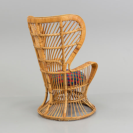 Wicker Chair, Lio Carminati, Gio Ponti